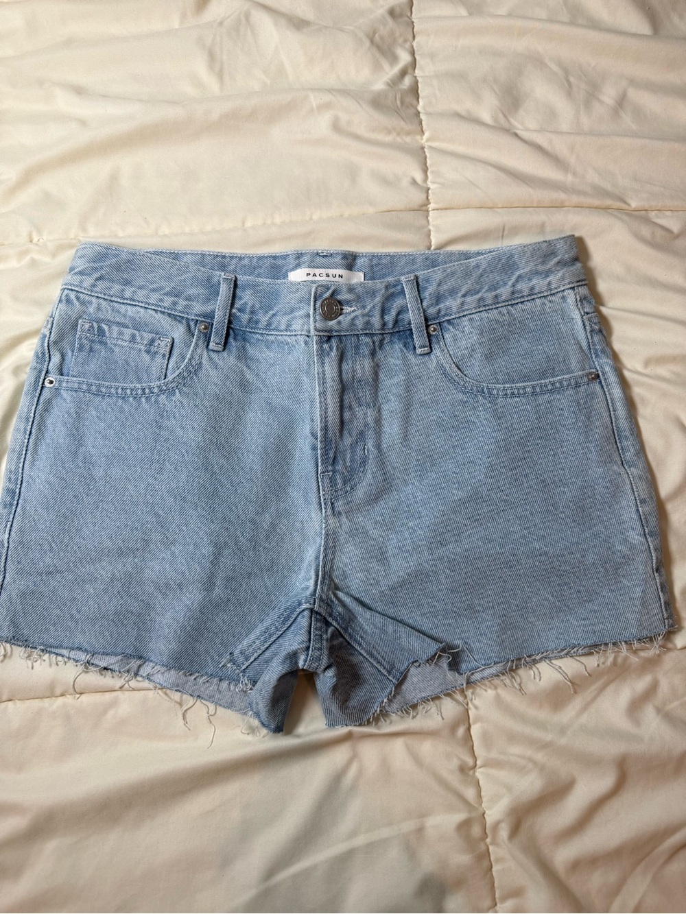 PacSun Denim raw hem Shorts